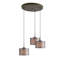 Luminaire suspendu tambour 3 lumières grappe Keiser-24062126-24062125
