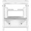 Base de meuble-lavabo blanc 30 po, armoire multifonctionnelle moderne avec portes et tiroir, bois massif, tablette réglable, assemblage requis 30 po - multifonctionnel, requis,-121099495