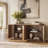 Westmont 63" Curved Sideboard Cabinet, Camel
