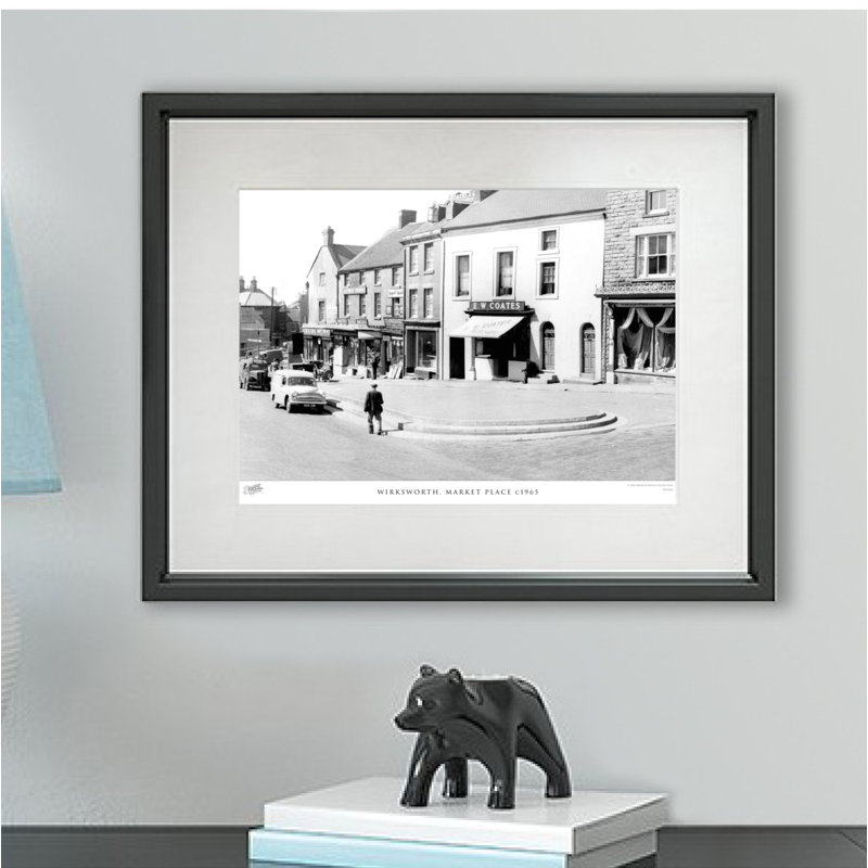 Wirksworth, Market Place C1965 - Single Picture Frame Print, 45cm H x 60cm W x 2.3cm D