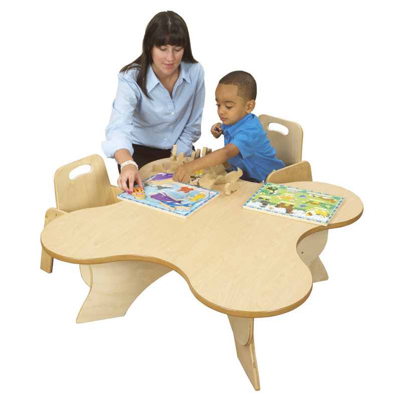 Table d'activités à hauteur réglable
