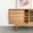 Log all solid wood TV cabinet