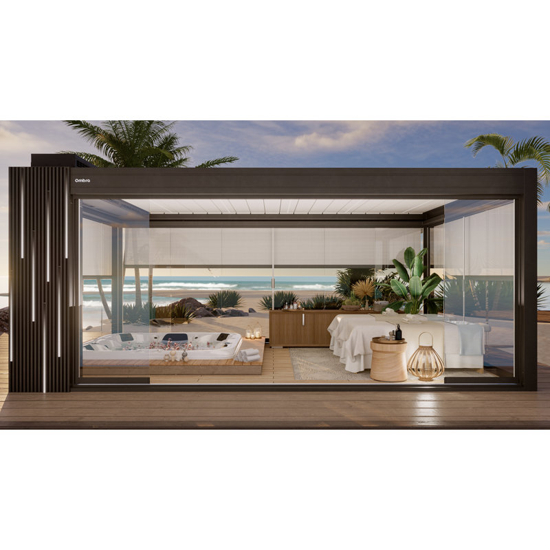 Ombre Smart Pergola A7 Art, 102.4" H x 157.5" W x 236.22" D