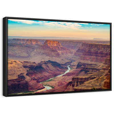 Impression sur toile Colorado River Sunrise