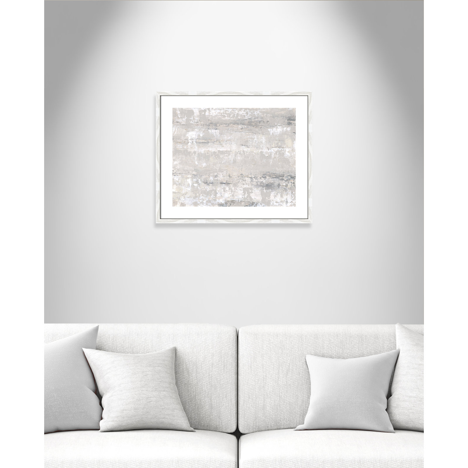 Desert Winds by Filippo Ioco - Print, White Wood Framed Paper, 21.5" H x 25.5" W x 0.75" D