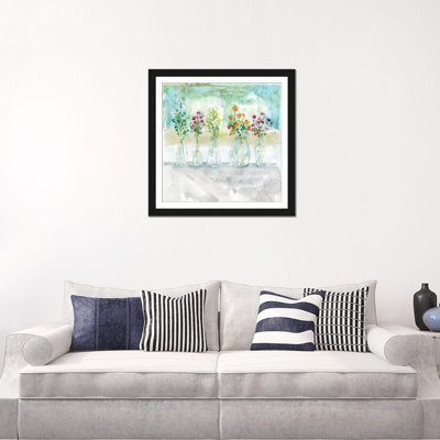 «Color Wash Bouquet», peinture sur toile