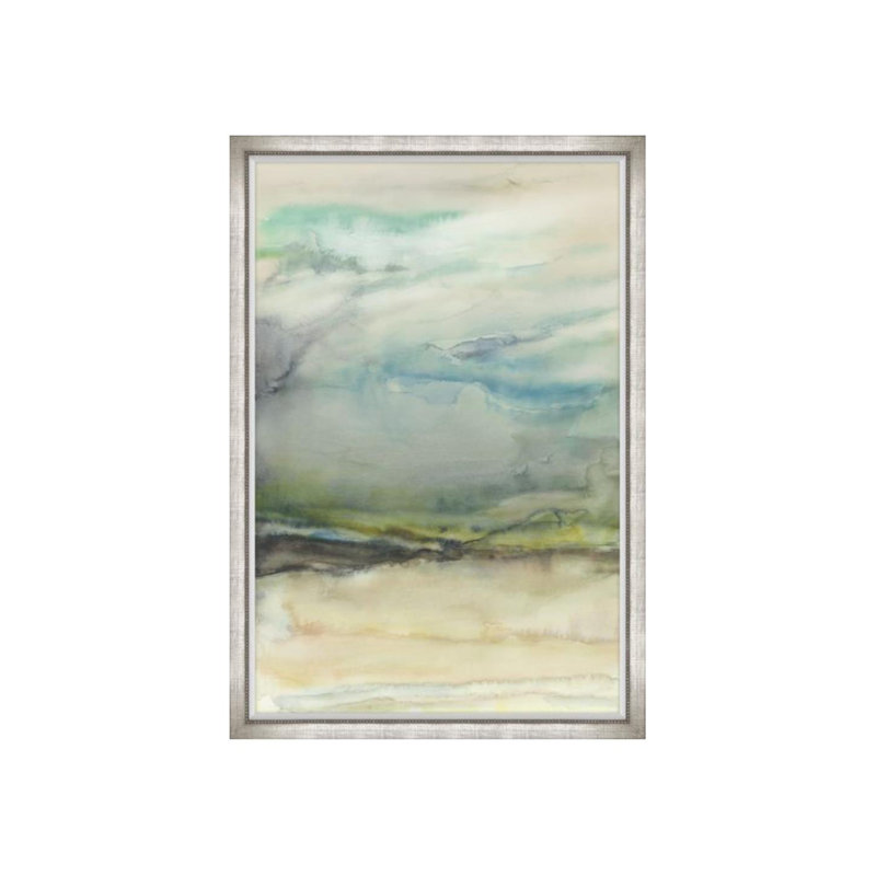 Rain Rolling Sky Painting by Elena Carlie, Image Brush Gel, 60" H x 40" W x 1.5" D