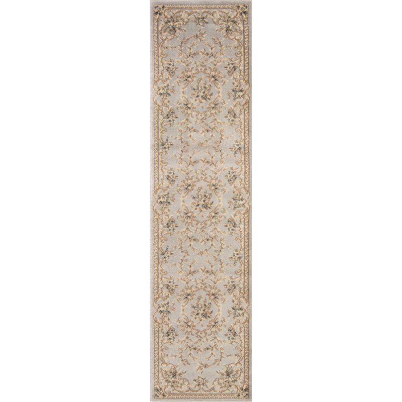 Light Grey Polypropylene Rug