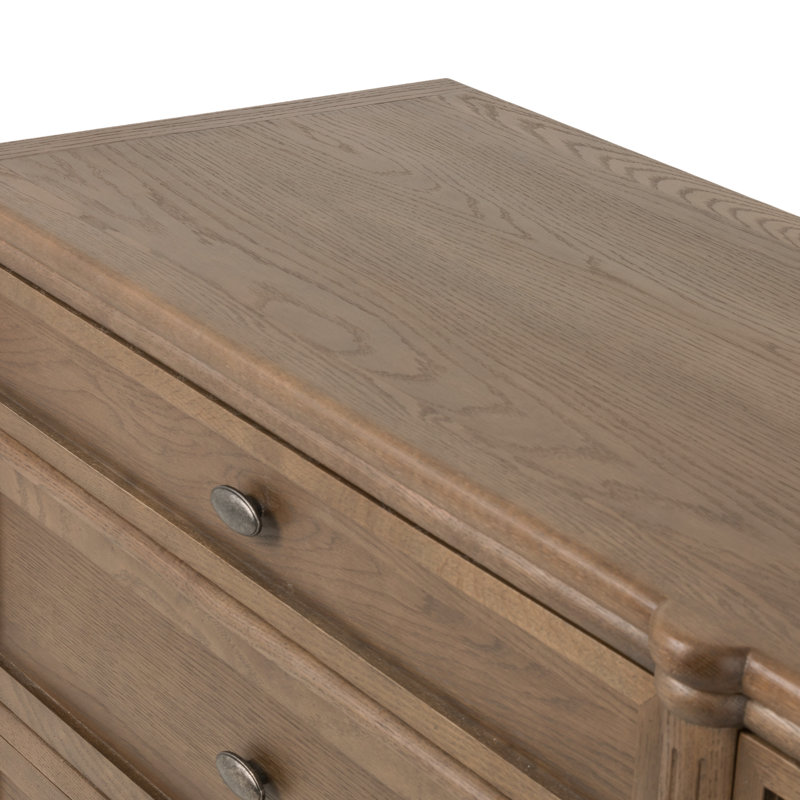 Toulouse 6 - Drawer Dresser, Toasted Oak