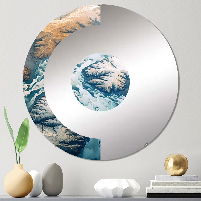 Miroir mural Jennine, 23,6 po x 23,6 po