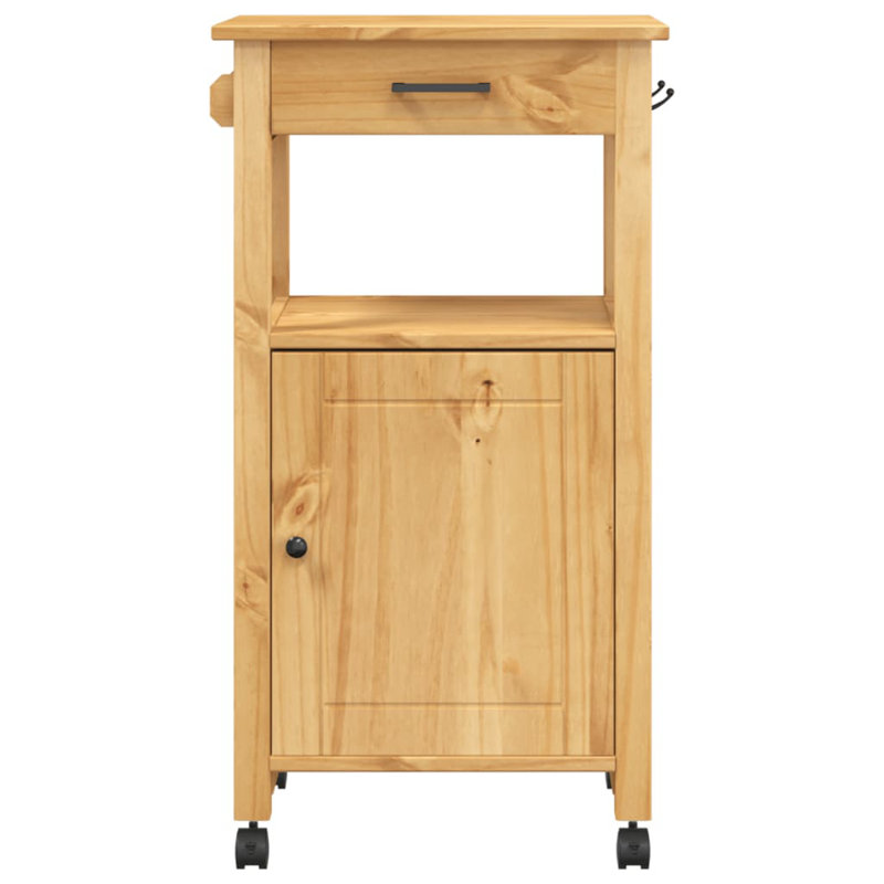Kitchen Serving Cart, Honey