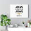 «Fix Our Eyes on Jesus Hebrews 12: 2 Christian Wall Art Bible Verse Print» prêt à être accroché-1706448216
