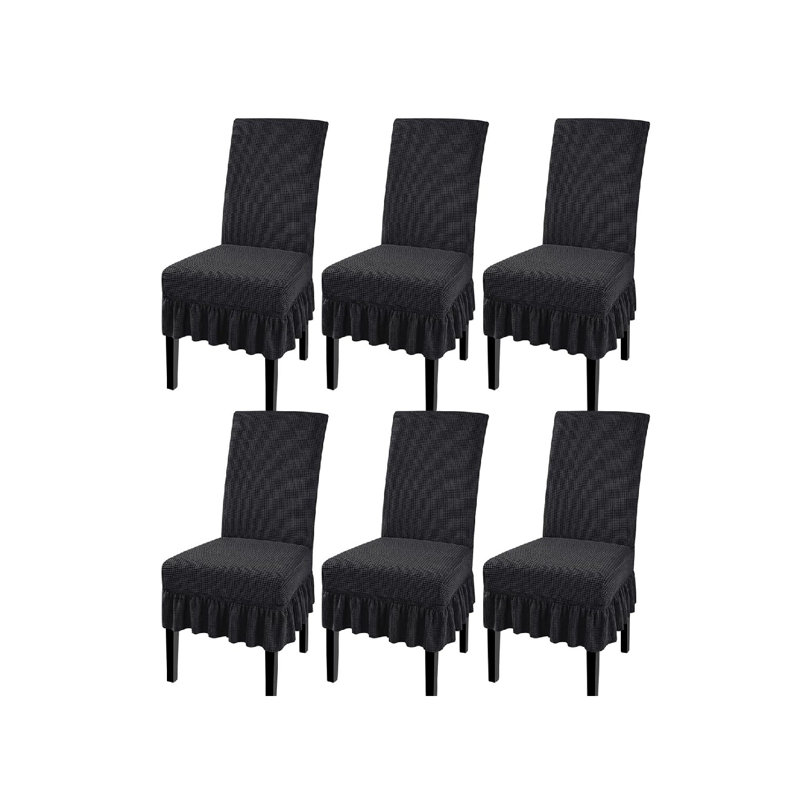 Polyester Box Cushion Dining Chair Slipcover