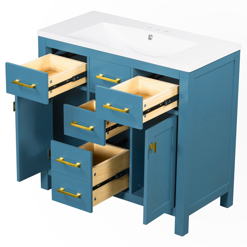 Armoire décorative, Bleu