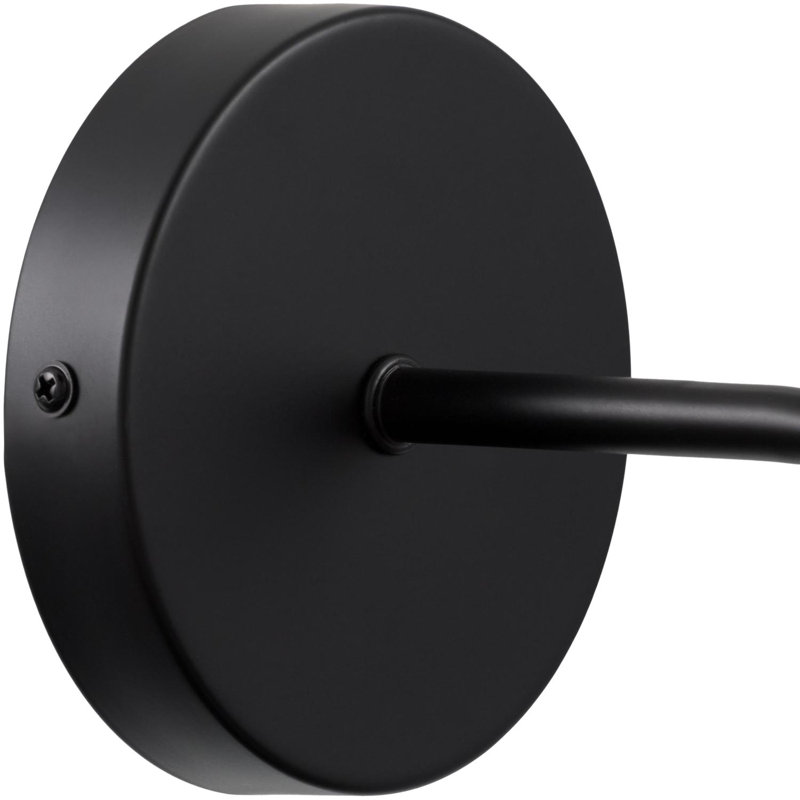 Applique murale Caylor, Noir mat