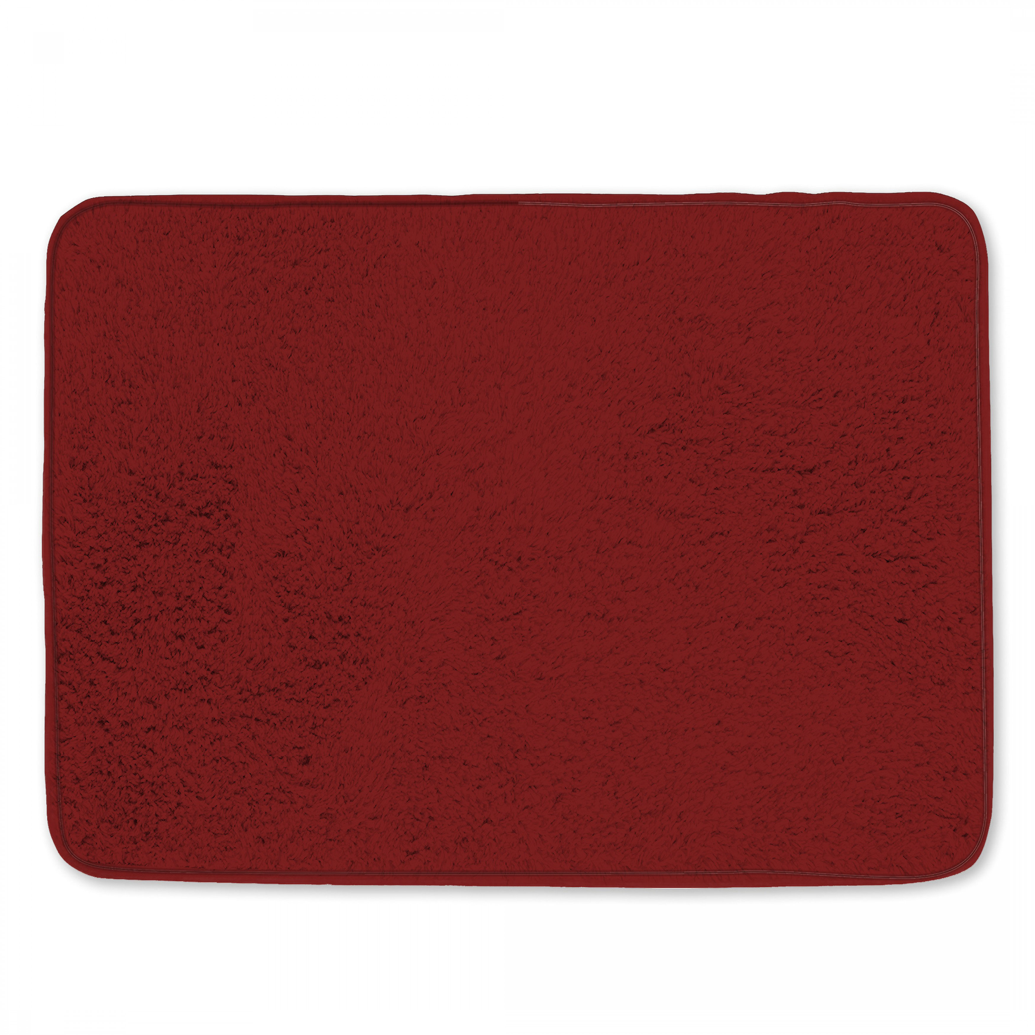 East Urban Home Solid Maroon Background Bath Mat | Wayfair