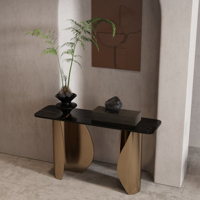 Console en pierre frittée de style italien