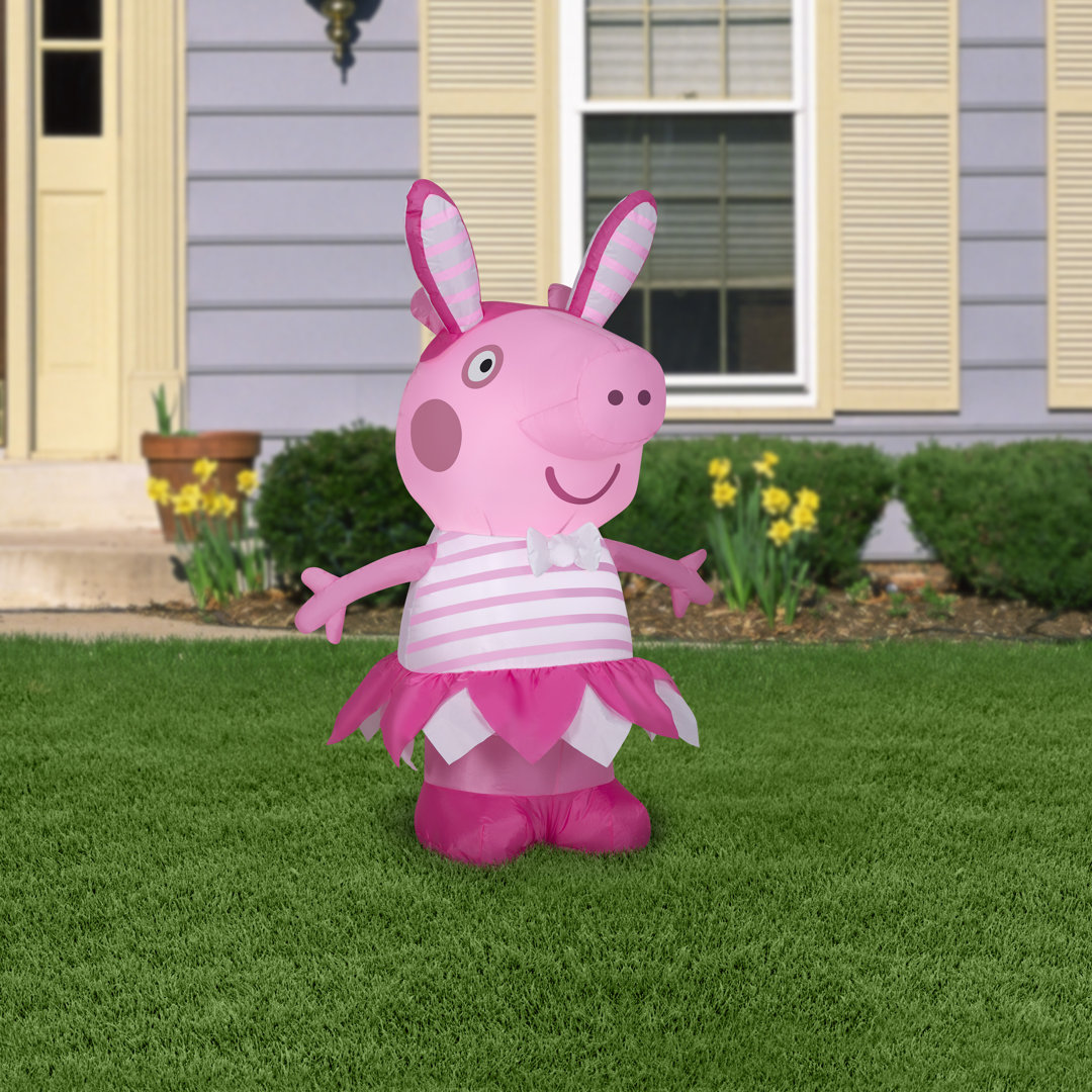 Airblown Peppa Pig Outfit Inflatable Gemmy Industries