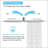 16 Inch Rain Shower Head, Square Ultra Thin 304 Stainless Steel High Pressure Shower Head,-124563219