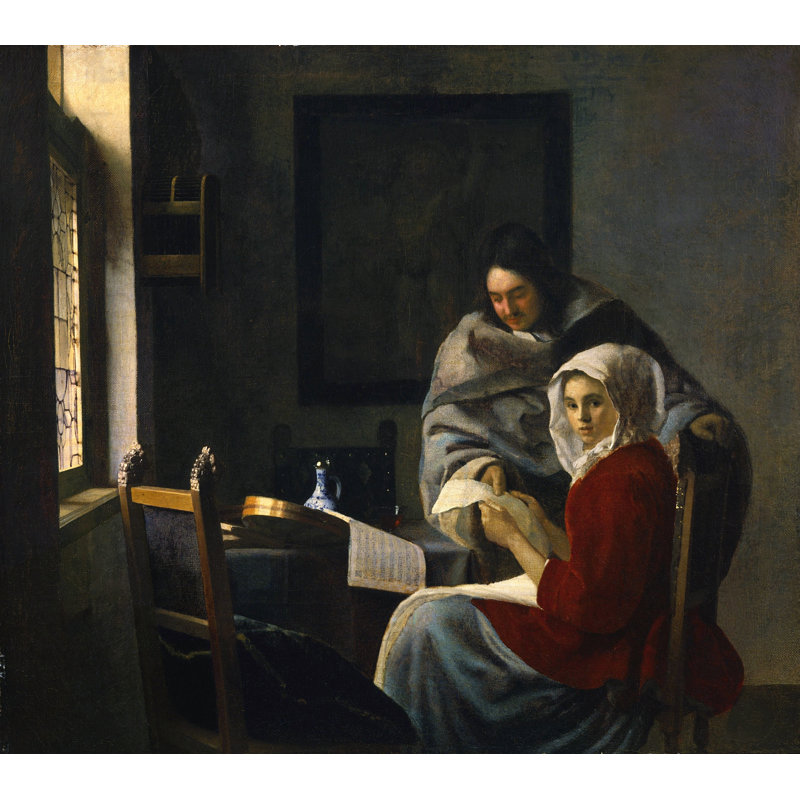 Johannes Vermeer - Wrapped Canvas Print, 61cm H x 91cm W