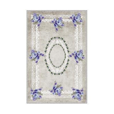 Premium 3D Printed Area Rug, 5.2 x 7.5 Feet, 100% Polyester, 650 g/m² | Antibacterial, Non-Slip PVC Dot Underside, Machine Washable | Ideal for Living Room, Bedroom & Home Decor, Soft Pile Height: 0.3 Inches