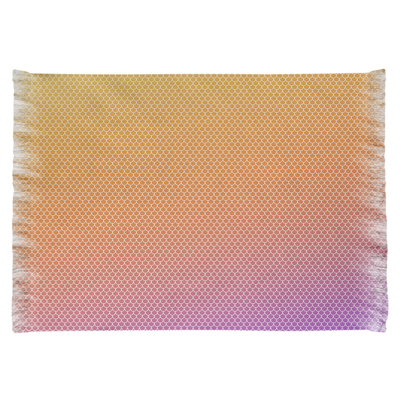 Écailles de sirène-jaune/mauve Tapis décoratif