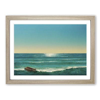 Single Boat - Single Picture Frame Print