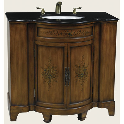 Ensemble de meuble-lavabo simple peint 39 "Eisenman