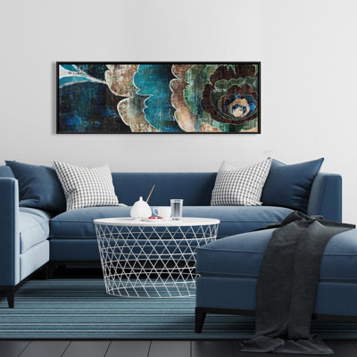 «Blue Flower Montage», reproduction sur toile