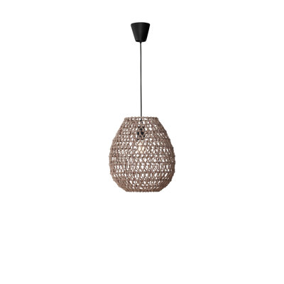 1 - Light Mocca Jar Pendant