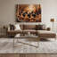 «Dogs Affenpinscher», art mural sur toile noire