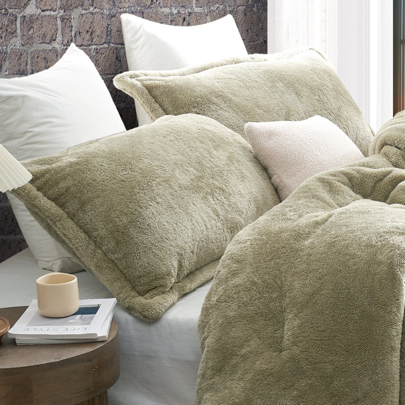 Taie d'oreiller simple The Original Plush - Coma Induction, Simple extra long, Vert