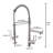 Clihome Pull Down Kitchen Faucet