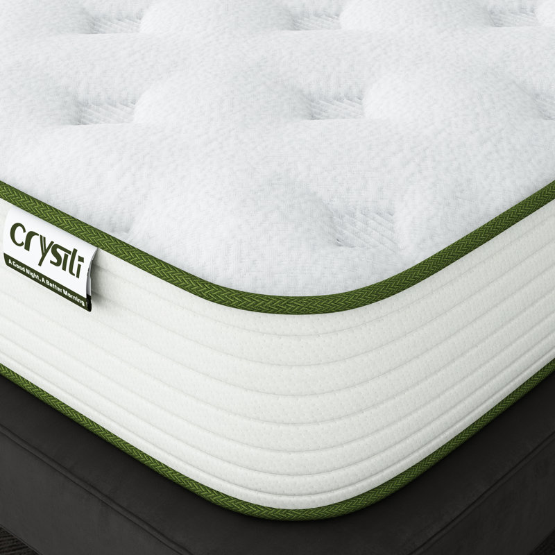 Queen Pillowtop Medium Plush Hybrid Mattress with Innerspring