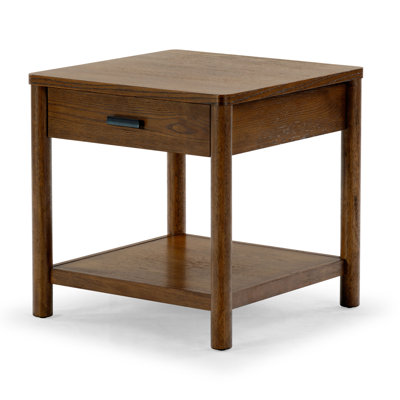 Jaylessa Wood 1 Drawer End Table