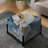 Ethereal Rococo Flourish Victorian Pattern VII - Floral Square Ottoman