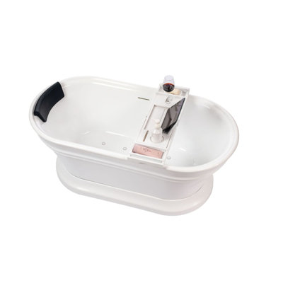 59" x 30" Freestanding Air Acrylic Bathtub