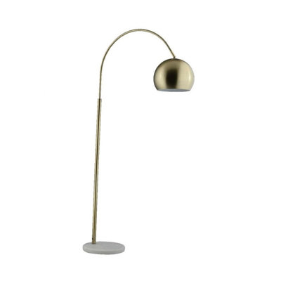 Jayquan 57'' White Arched Floor Lamp