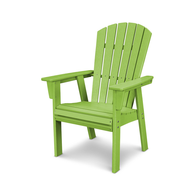 Chaise Adirondack POLYWOOD Nautical Curveback, Limette