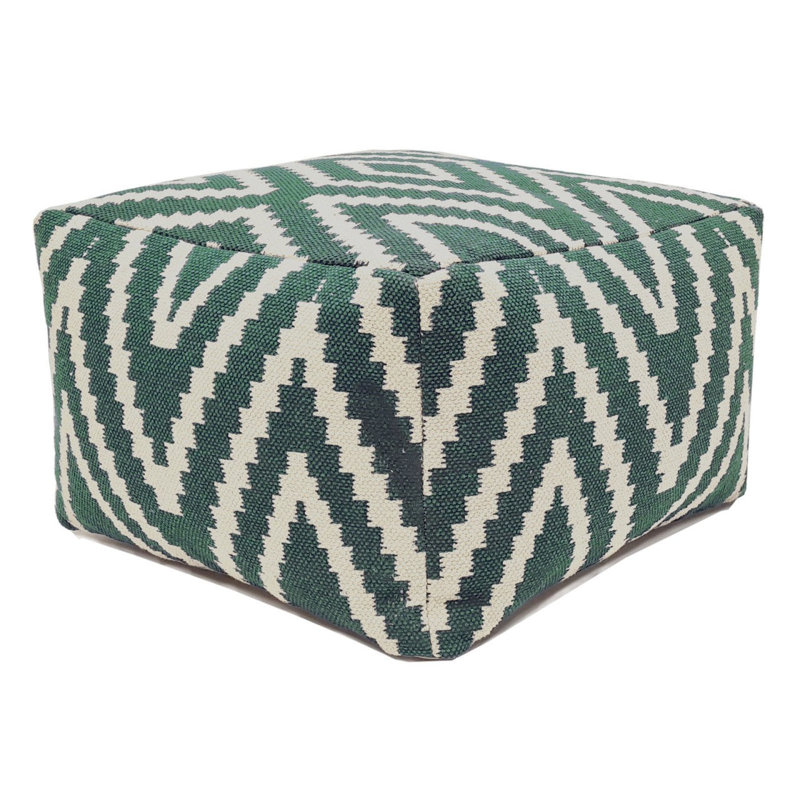 Darrion 55cm Wide Pouf Ottoman, Mint