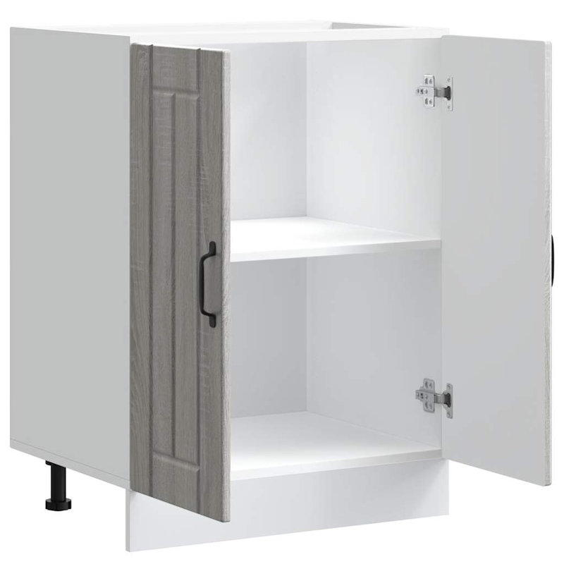 Shamisha Sink Base Cabinet, Grey Sonoma