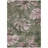 Machine Washable Indoor/Outdoor Xhevrie Olive Rug-1793029059