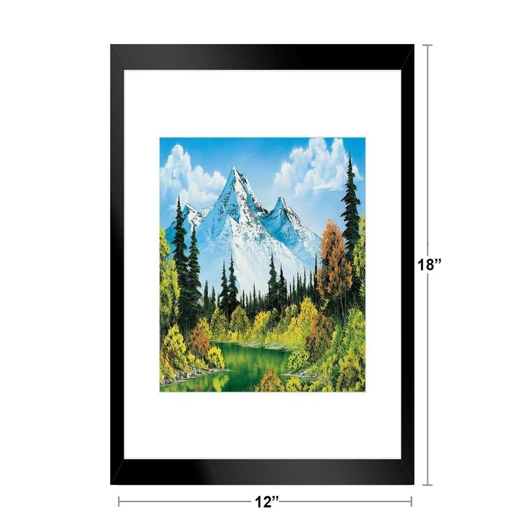  Bob Ross Meadow Lake Art Print Bob Ross Poster Bob Ross  Collection Bob Art Paintings Happy Accidents Bob Ross Print Decor Mountains  Painting Wall Art Cool Huge Large Giant Poster Art