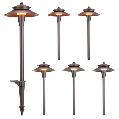 Éclairage de sentier paysager 5CCT à DEL, lumières de chemin à basse tension 5W AC / DC 12V-24V