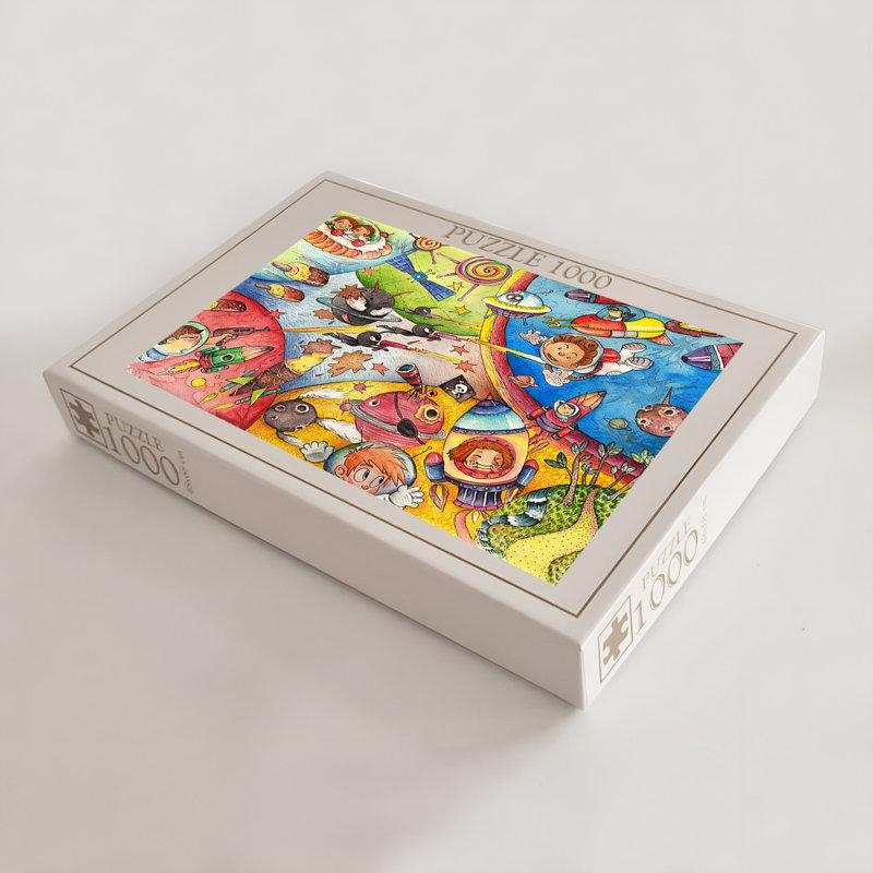 Casse-tête 1000 pièces, 26,8 po x 18,9 po | Conception 100% carton de haute qualité et éclatante | Parfait pour le plaisir en famille, le soulagement du stress et les jeux éducatifs | Cadeau pour adultes et enfants | Dimensions de la boîte: 13,2 po x 9,1 po x 2,0 po
