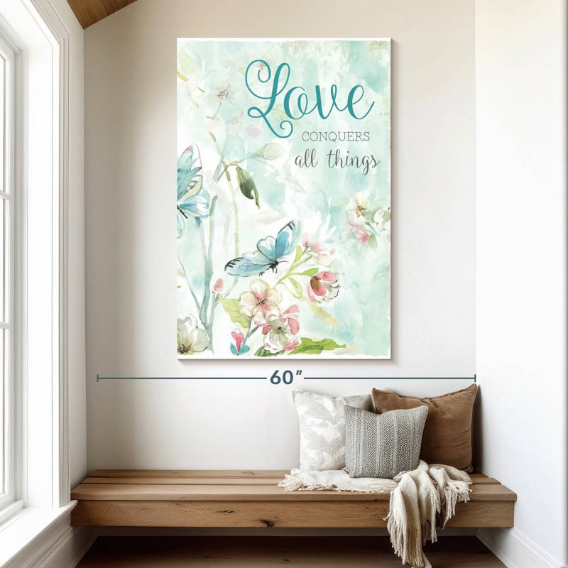 Hardie Love Conquers All Things, H 51 po x l 34 po