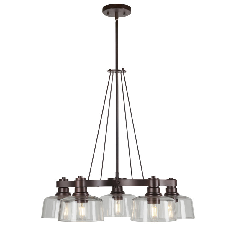 Audriona 5 - Light Dimmable Tiered Chandelier