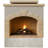 Rectangle Stucco Propane Smokeless Outdoor Fireplace