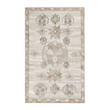 Ardeth Hand Woven Recycled P.E.T Geometric Area Rug in Gray/Brown/Ivory