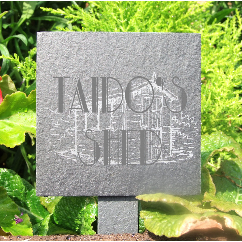 Lipan Stone Plants & Flowers Garden Sign